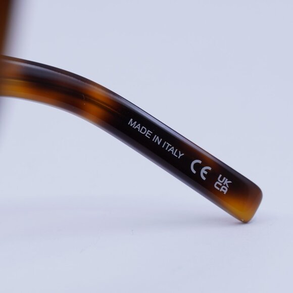 Saint Laurent SL598OPT 003 Eyeglasses Havana 56mm Rectangle Frame - Picture 8 of 12